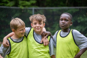 Mayhew Boys enjoying a soccer game
