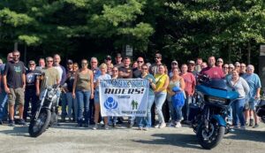 Participants from a previous Ride for a Purpose event.