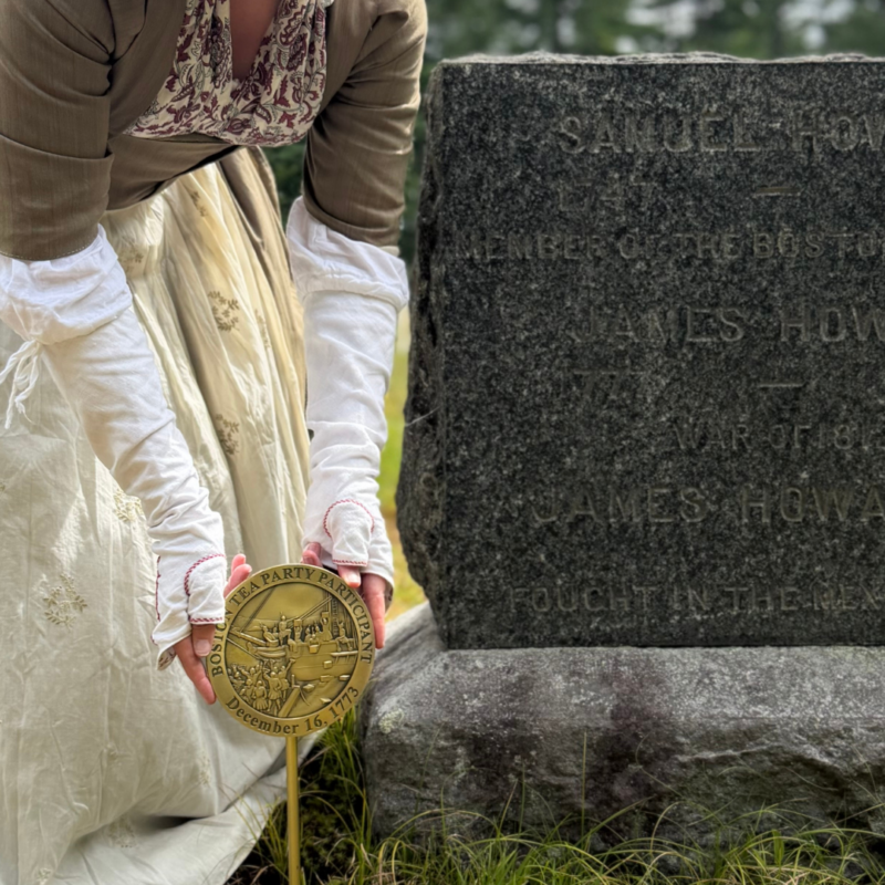 Boston Tea Party Participant Samuel Howard Honored With Grave Marker in Conway