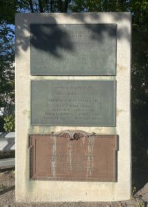 Commemorative monument for the queen city bridge